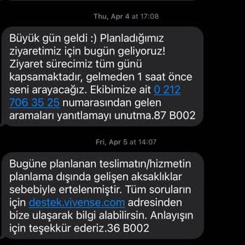 Vivense Eskişehir Depo Sipariş Teslim Etmiyor