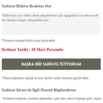 Vivense Eskişehir Depo Sipariş Teslim Etmiyor