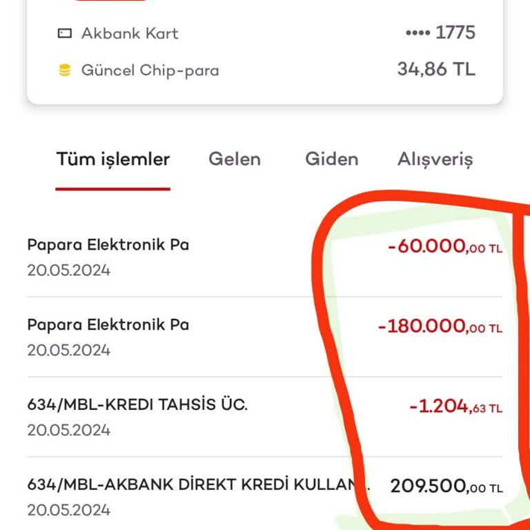 Akbank. İznim Olmadan Çekilen Kredi