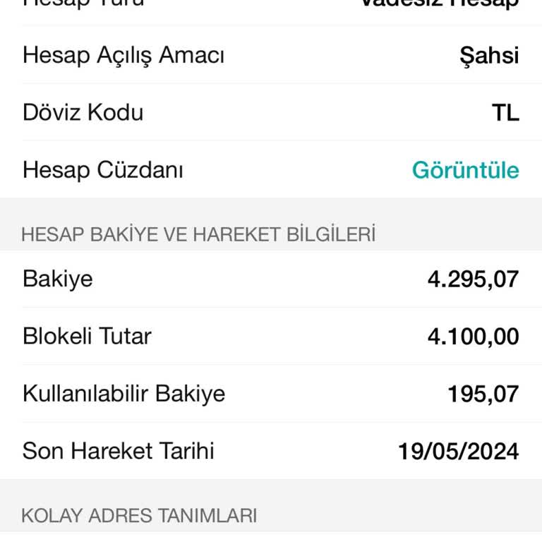 Garanti Bankası Para Blokesi
