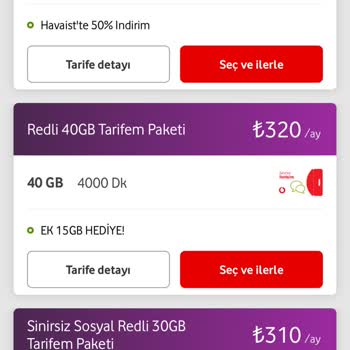 Vodafone Fahiş Fiyatlı Tarifeye Geçişe Zorluyor.