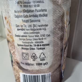 A101 Burch Yulaf Ezmesi