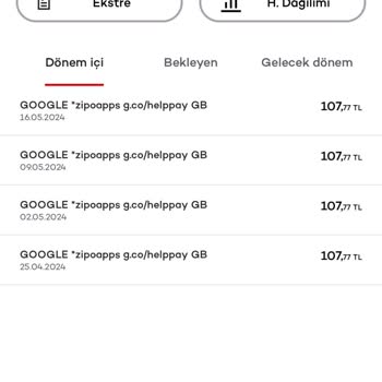 Zipoapps Denilen Uygulamadan Ve Akbank'tan Şikayetçiyim