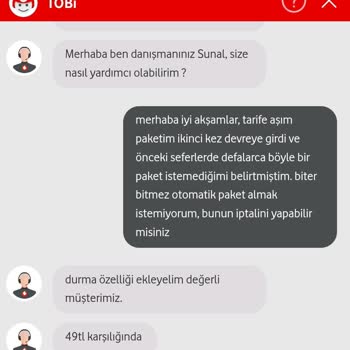 Vodafone Ek Paket Dayatarak Haksiz Ücretlendirme Yapıyor