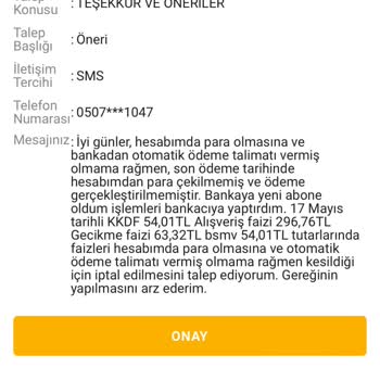 VakıfBank Kredi Kartı Hesapta Para Olmasına Rağmen Faiz Alımı Yapıyor.