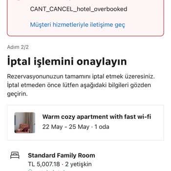 Booking İptal Edilebilir Yaptığım Rezervasyonu İptal Etmiyor