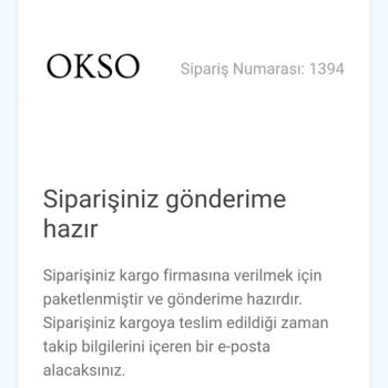 Okso Kargoya Verilmeyen Ürünler Ve İletişim Sorunu