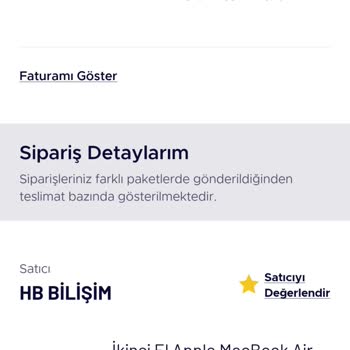 HB Bilişim Kusurlu Ürün Nedenli Ödeme İadesi