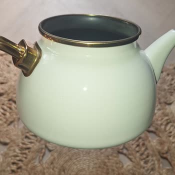 English Home'dan Aldığım Emaye Çaydanlık