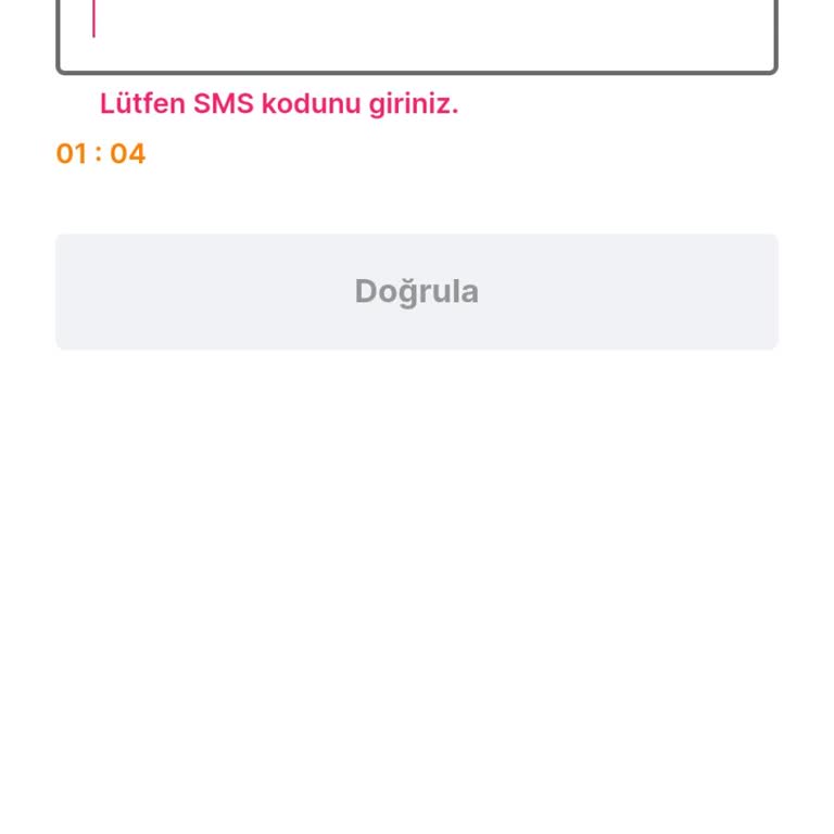 Migros Sanal Market Onay SMS Gelmiyor Giriş Yapamıyorum