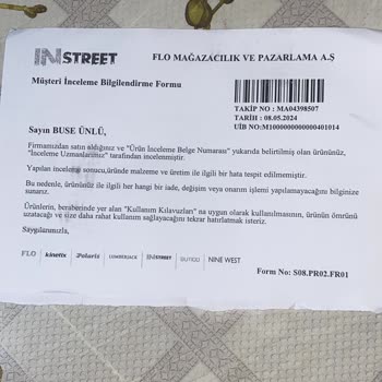 In Street Garantisi Olmasına Rağmen Hasarlı Ürünün Arkasında Durmadı