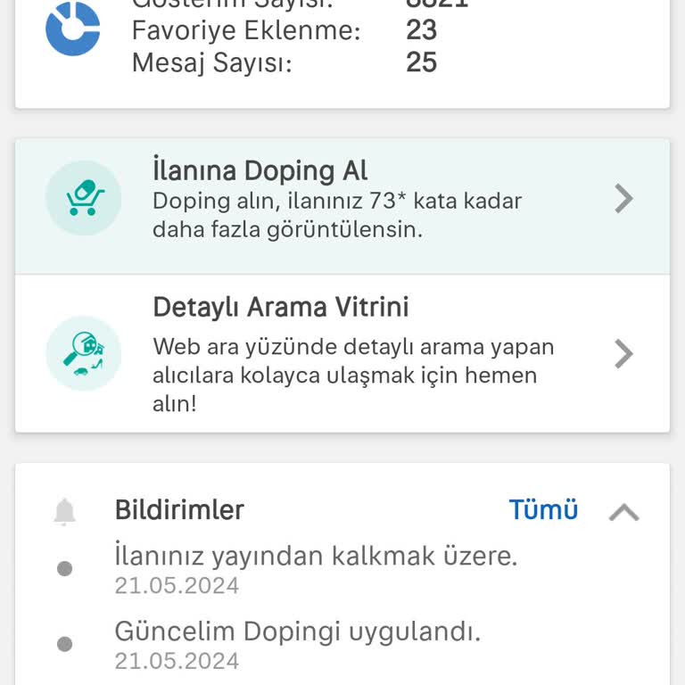 Sahibinden Bildirim Yanıltması Bağlamında Uygulama Şikayeti