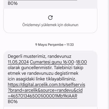 Arçelik Kurutma Bir Türlü Elimize Ulaşmadı