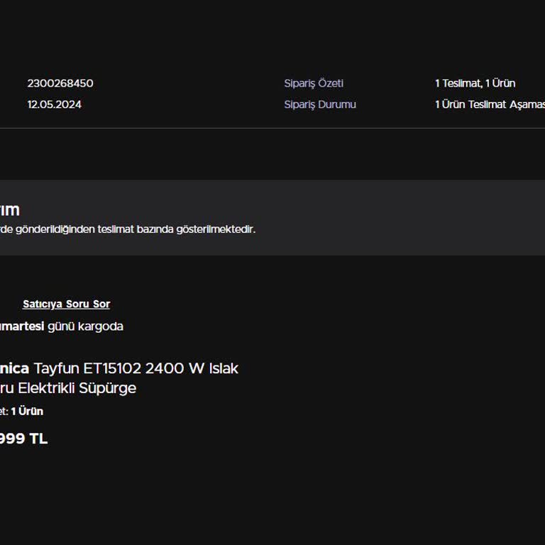 HarikaFiyat Kargom Hala Gönderilmedi