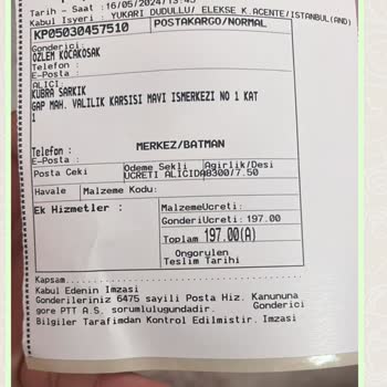 PTT Kargo Şubede 4 Gündür Bekletiyorlar