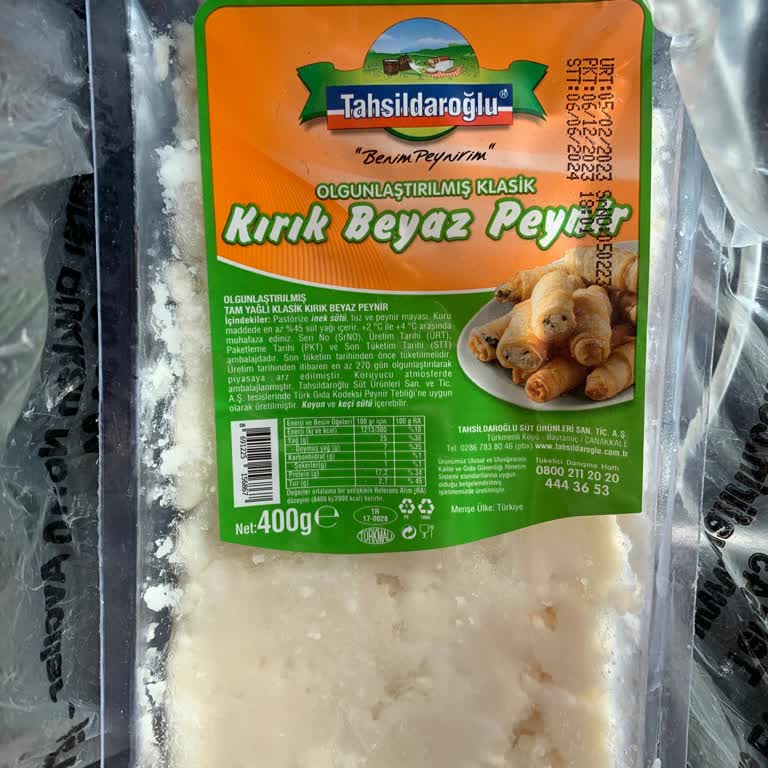 A101'den Aldığım Tahsildaroğlu Peynir Bozuk Çıktı