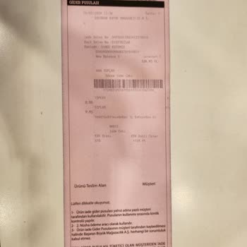 Boyner Ücret İademi Yapmadı