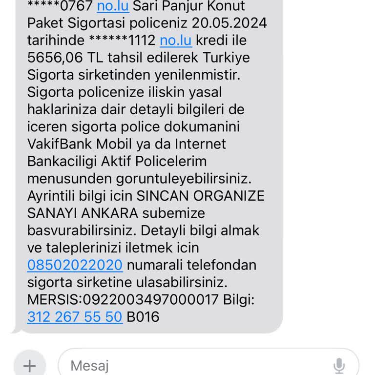 VakıfBank İstemediğim Halde Konut Sigortası Yapılması
