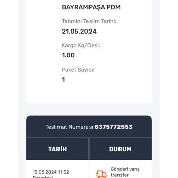 PTT Kargo 11 Gündür Siparişimi Getirmedi