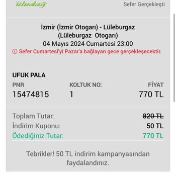 Obilet Çok Acil Bilet İptali Sağlanmadı