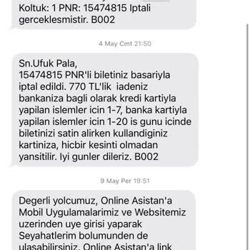 Obilet Çok Acil Bilet İptali Sağlanmadı