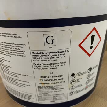 Marshall Boya Kartela Ve Boya Rengi Uyuşmazlığı