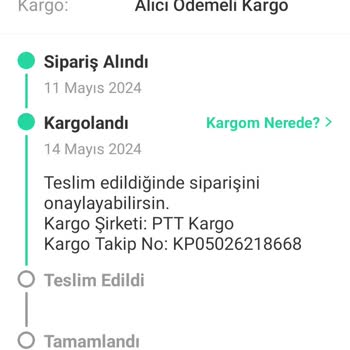 PTT Kargo Uzun Süre Sipariş Teslim Edilmedi