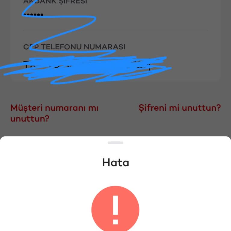 Akbank Mobil Şifre Alamama