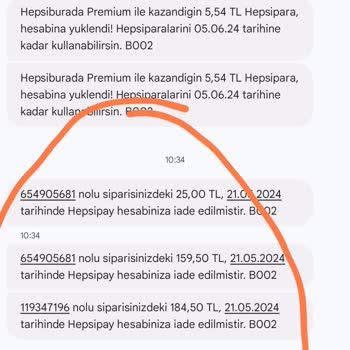 Hepsiburada 2 Ürün İptali