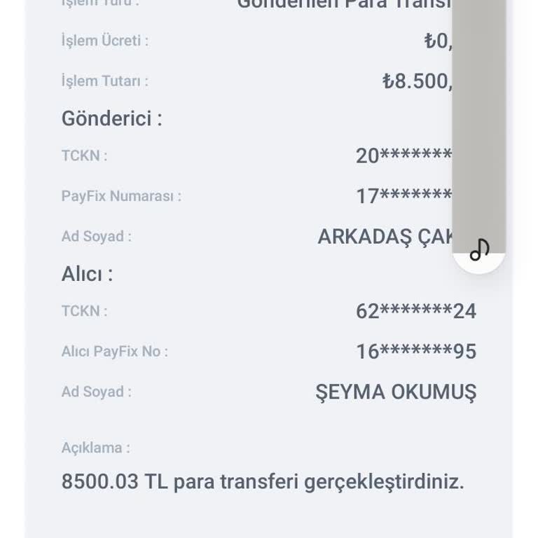 PayFix Bilgim Dışında Para Transferi