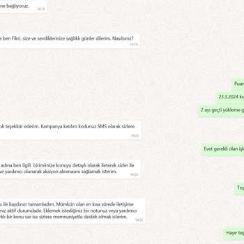 Samsung Para Puanları Yüklemedi