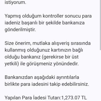 Amazon TR Para İadesi Yapmıyor