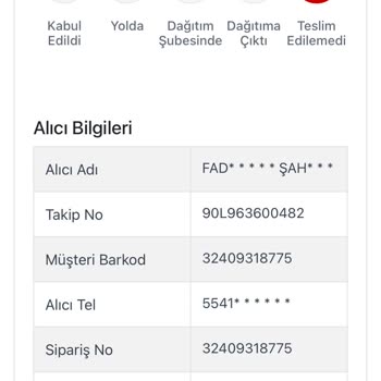 Kargoist Firması Bilgim Dışında Adresimi Değiştirdi