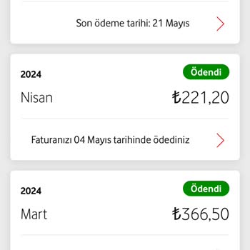 Vodafone Geciken Fatura Bedeli