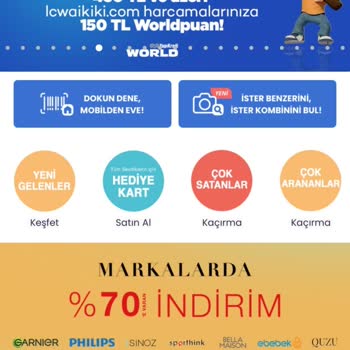 Yapı Kredi World Puanımın Yüklenmesini Yapmıyor