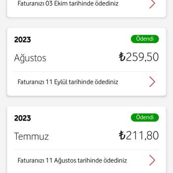 Vodafone Yüksek Gelen Zam Oranı