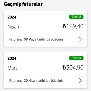 Vodafone Yüksek Gelen Zam Oranı