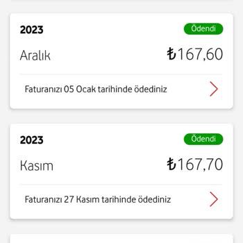 Vodafone Yüksek Gelen Zam Oranı