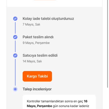Hepsiburada İademi Yapmıyor. Bilgi Vermiyor.