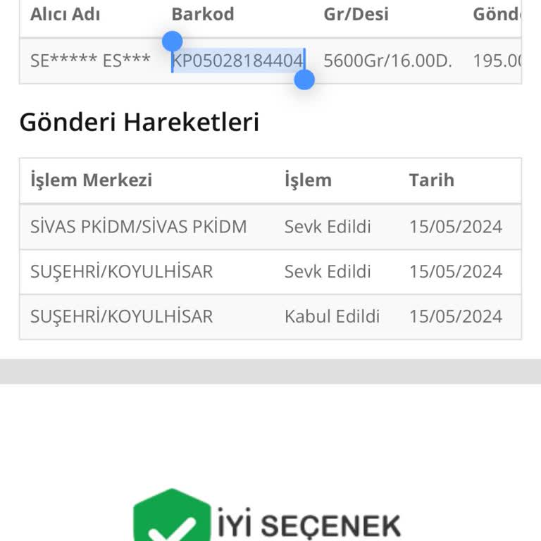 PTT Kargo PTT Hala Bekliyor