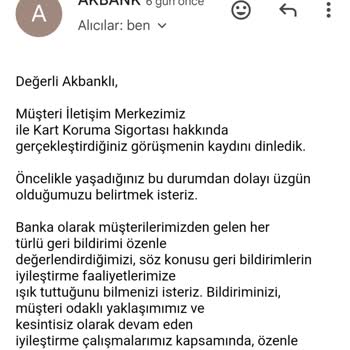 Akbank Müşteri Temsilcisinin Yanlış Bilgiler Vermesi