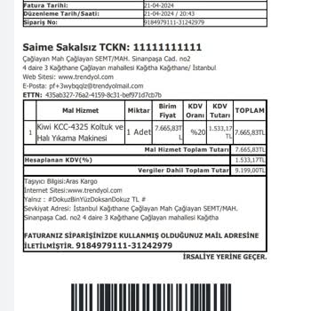 Trendyol Koltuk Yıkama Makinesi 4000 TL İndirime Girdi 20-25 Günde