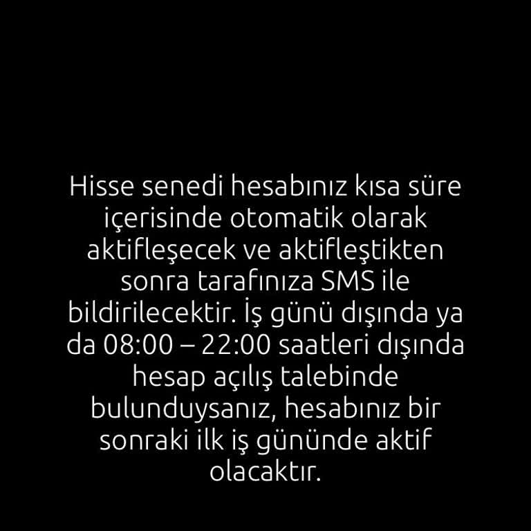 Yapı Kredi Hisse Hesabı Açılmıyor