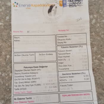 Enerya Niğde Niğde Enerya Fazla Yazılan Ve Düzeltilmeyen Faturalar