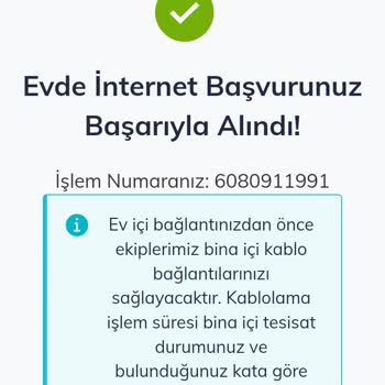 Türk Telekom Fiber Ev İnterneti Başvuru İptali