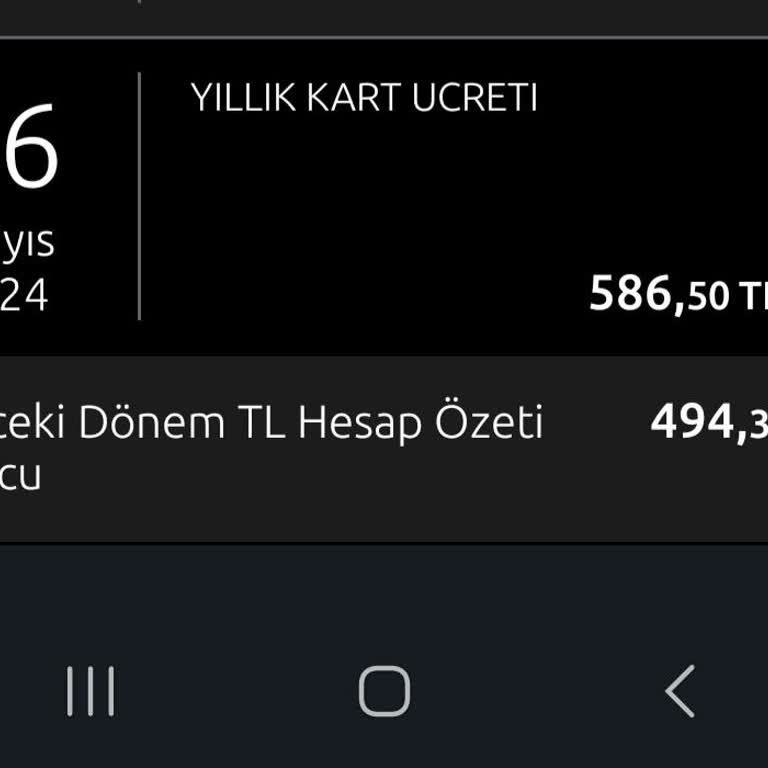 Yapı Kredi Bankası Play Kart Aidatı Sıkıntısı