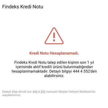 Findeks Kredi Notu Sorgulama Hüsranı