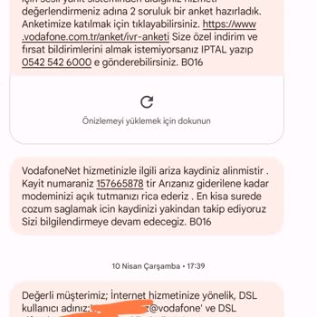 Vodafone Net Ev İnterneti Kesintisi