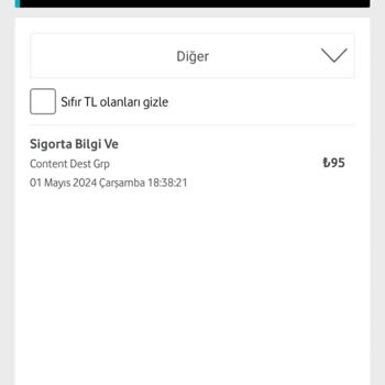 Vodafone Bilgim Olmadan Content Dest Grup Adına Ödeme Kesmiş