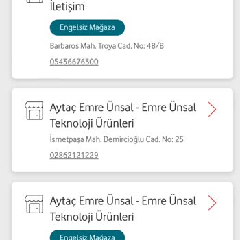 Vodafone Telefon Satma Problemi